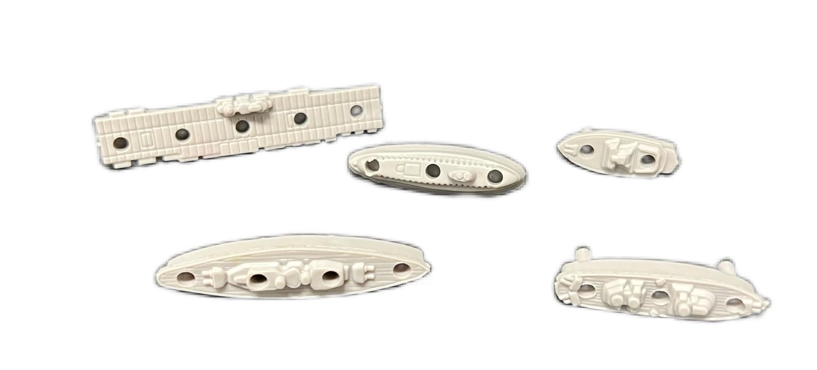 Battleship Game Replacement Ship Set of 5