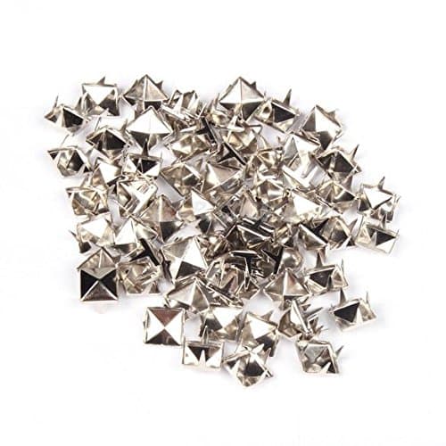 100 Pcs/Lot Garment Rivets Rock Punk Silver Spikes Stud Revit Trim DIY Hand Make Clothing Shoes Bag Garment Rivit