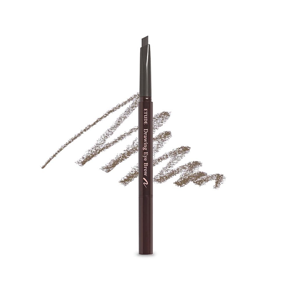 Drawing Eyebrow Pencil, Arch Shape for Defined Brow|Brow Pencil with Spoolie |Long Lasting, Transfer Proof & Smudge-Proof |Shade- 02 Gray Brown,0.25g