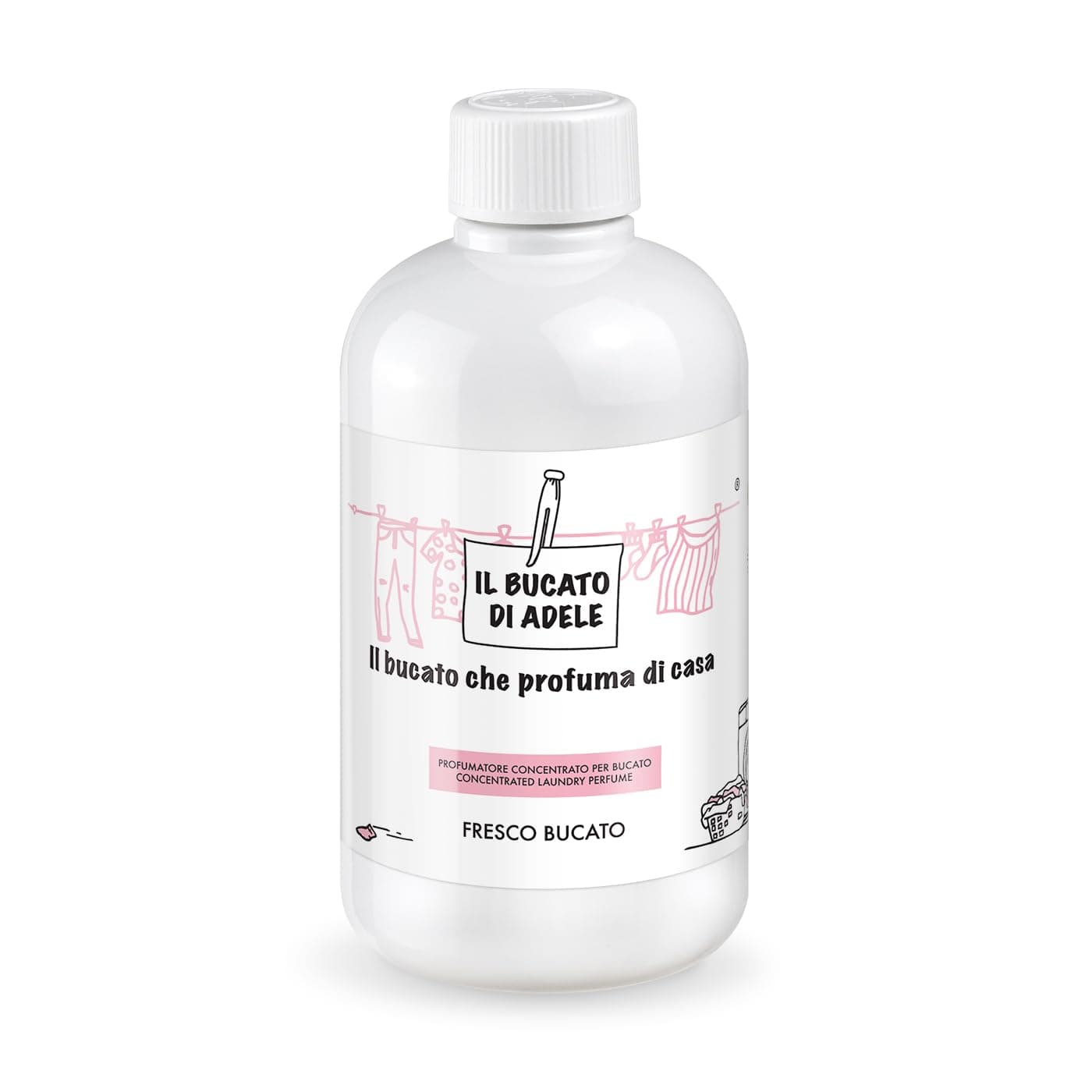 IL BUCATO DI ADELE il bucato che profuma di casa | Laundry Perfume for Washing Machine, Fresh Laundry Fragrance, 500 ml Size