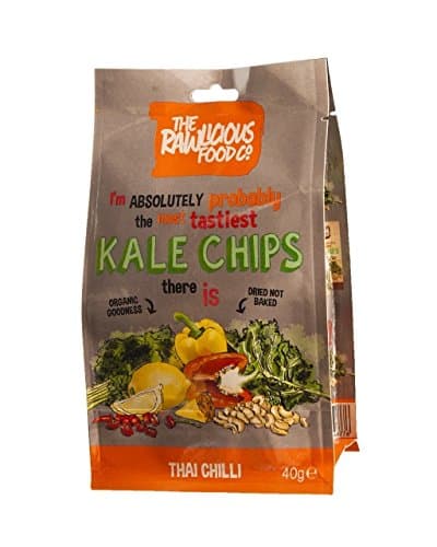 Thai Chilli Twist Kale Chips 40g by Rawlicious