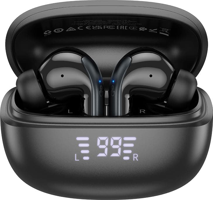 HOCO EQ5 TWS | ANC+ENC | Noise Reduction | Bluetooth 5.3 | HiFi Stereo | Wireless Earbuds Bluetooth Headset (Black)