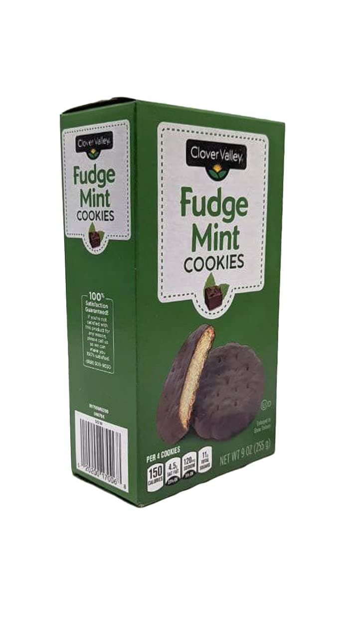 Thin Fudge Mint Cookies 9 Ounce Box