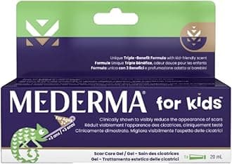 Mederma for Kids – Scar Care Cream – Goes on Purple, Rubs in Clear – Kid-Friendly Scent - 20 ml (Pack of 1)