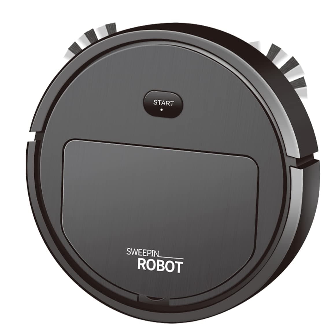 KEYET Smart Sweeping Mopping Robot,Automatic Robot Vacuum Cleaner Rechargeable Household Robot Floor Cleaning Machine Robotic Vacuums Easy Operation for Home & Office (Black)