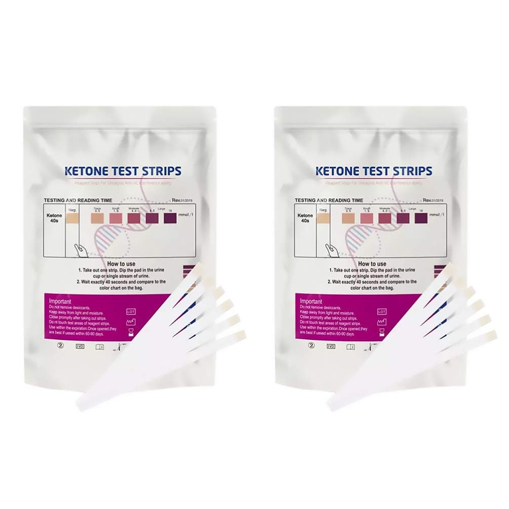 Ketone Test Strips and Measurement. 2 Pack/200pcs