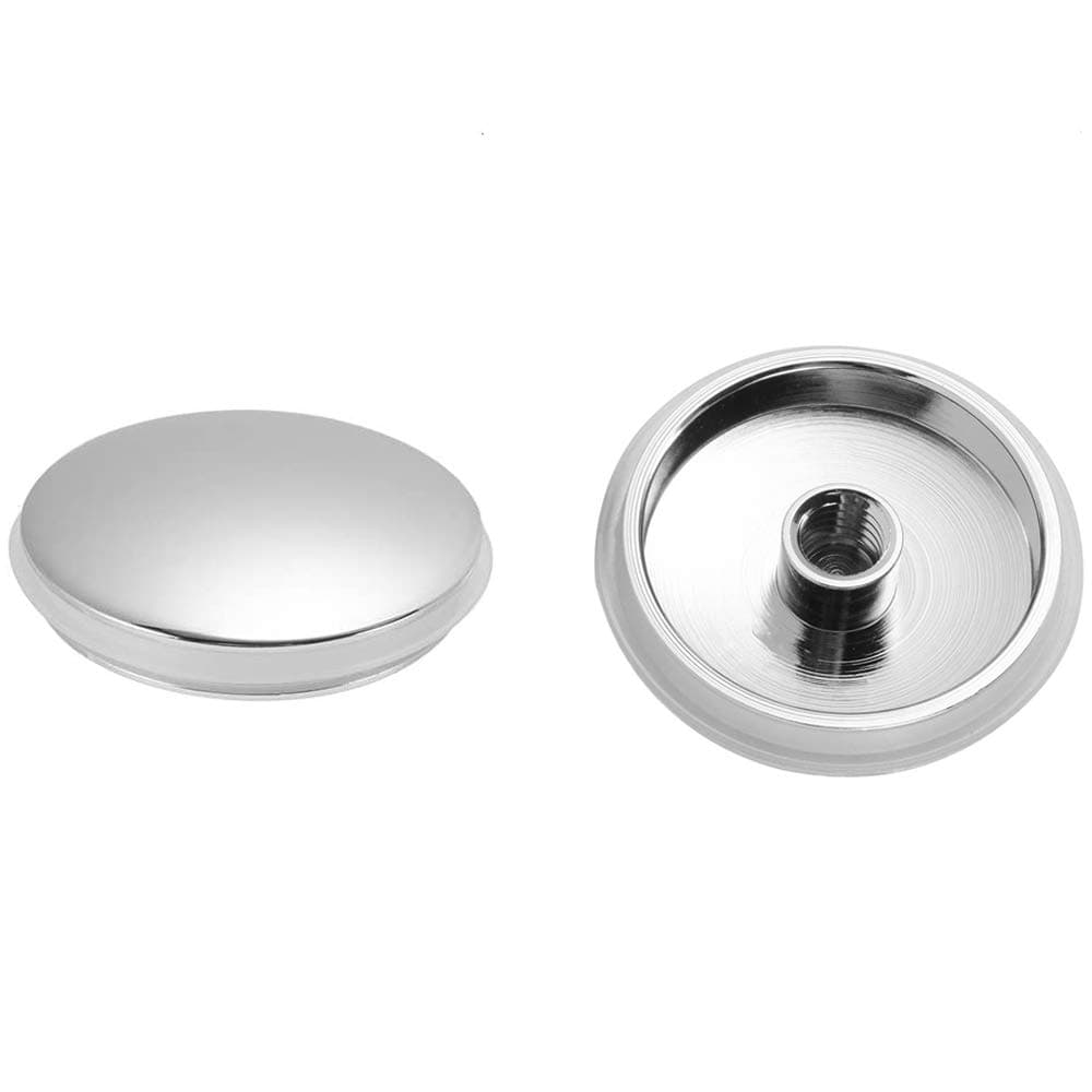 2Pcs Basin Sink Tap Push Button Brass Polished Chrome Click Clack 38mm Waste Bath Pop Up Plug Drain Stopper for Bath