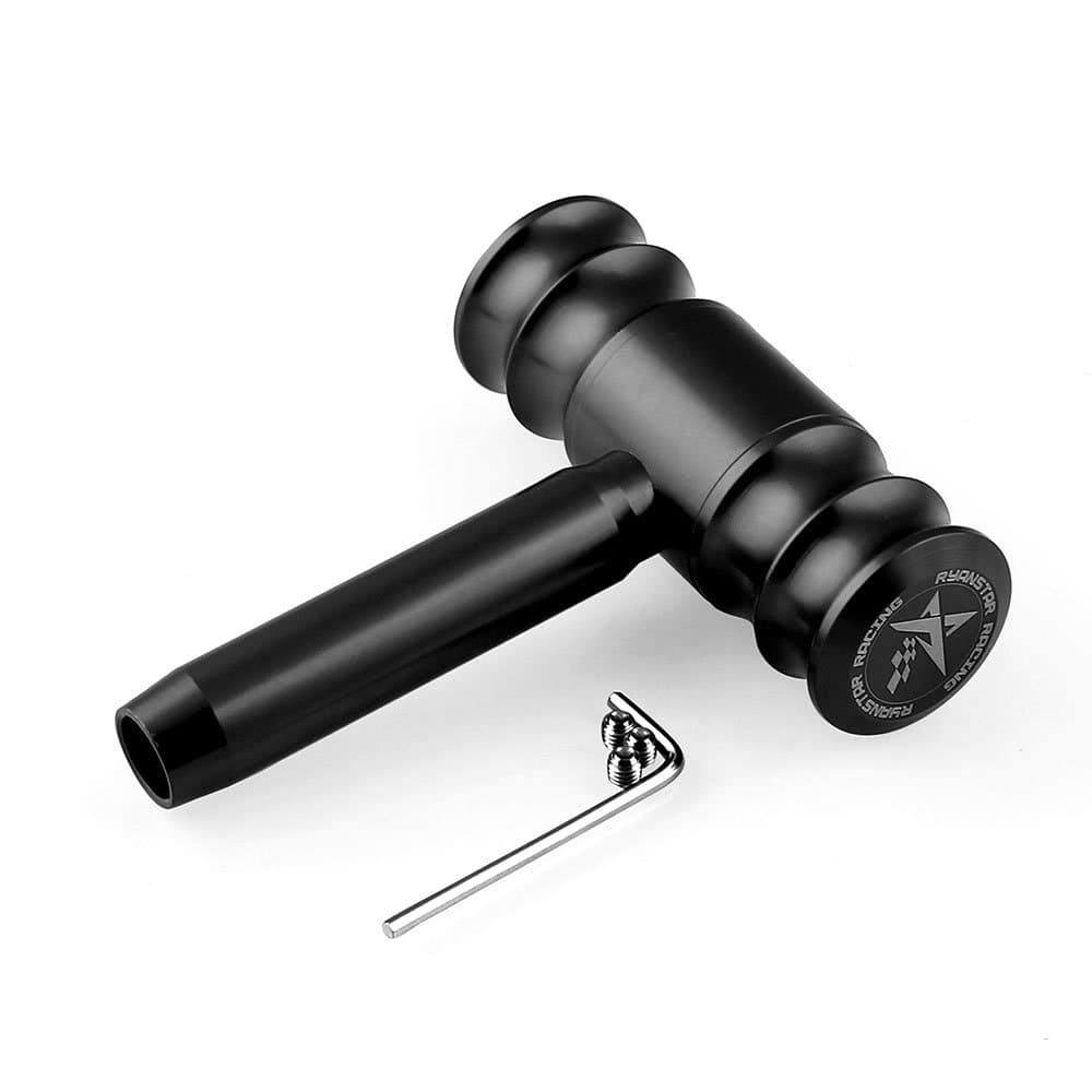 Chanoc Automatic Transmission T-Handle Gear Shift Knob Handle Metal Weighted Sport Shifter for Jeep Commander Wrangler Patriot Compass (Black)