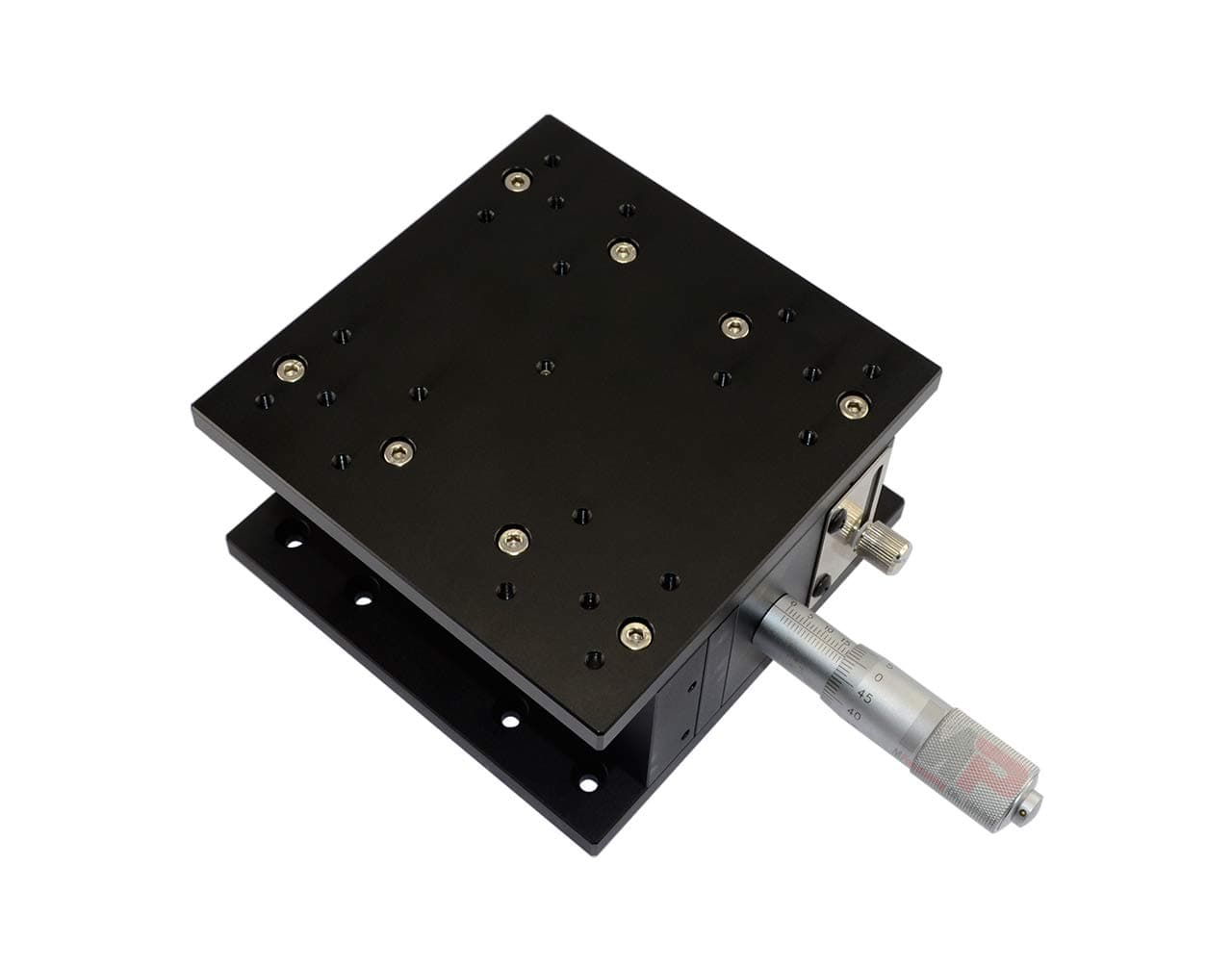 Vertical Stage, MPositioning T125Z-20B Precision Z Axis Linear Translation Stage 20 mm Travel High-Load 15 kg Large Area Platform