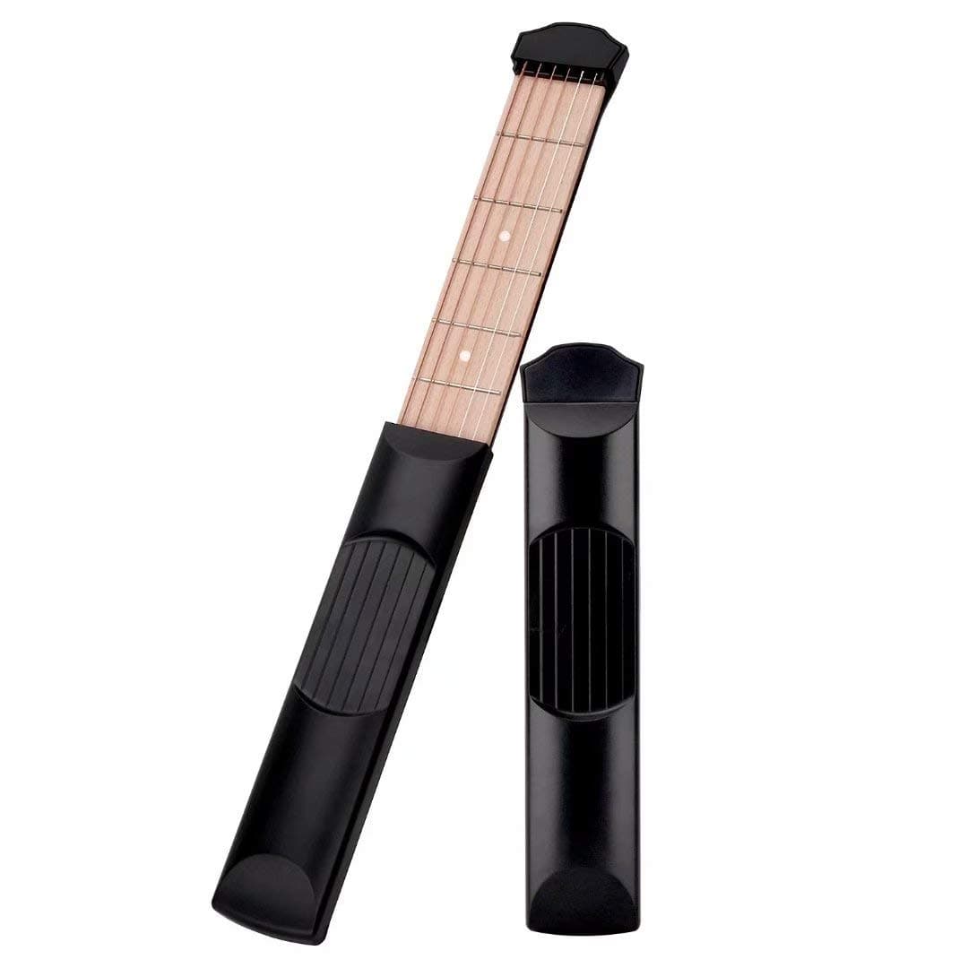 Pocket Guitar Practice Neck,Beaucares Finger Exercise 6 String Portable Guitar Trainer for Beginner MUST-HAVE Chord Practice Tool