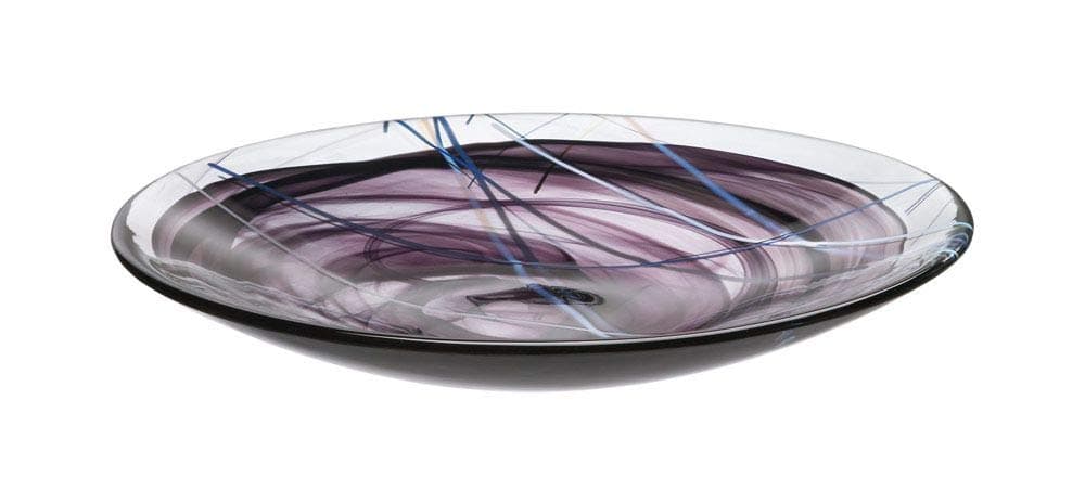 Kosta Boda Contrast Platter, Black