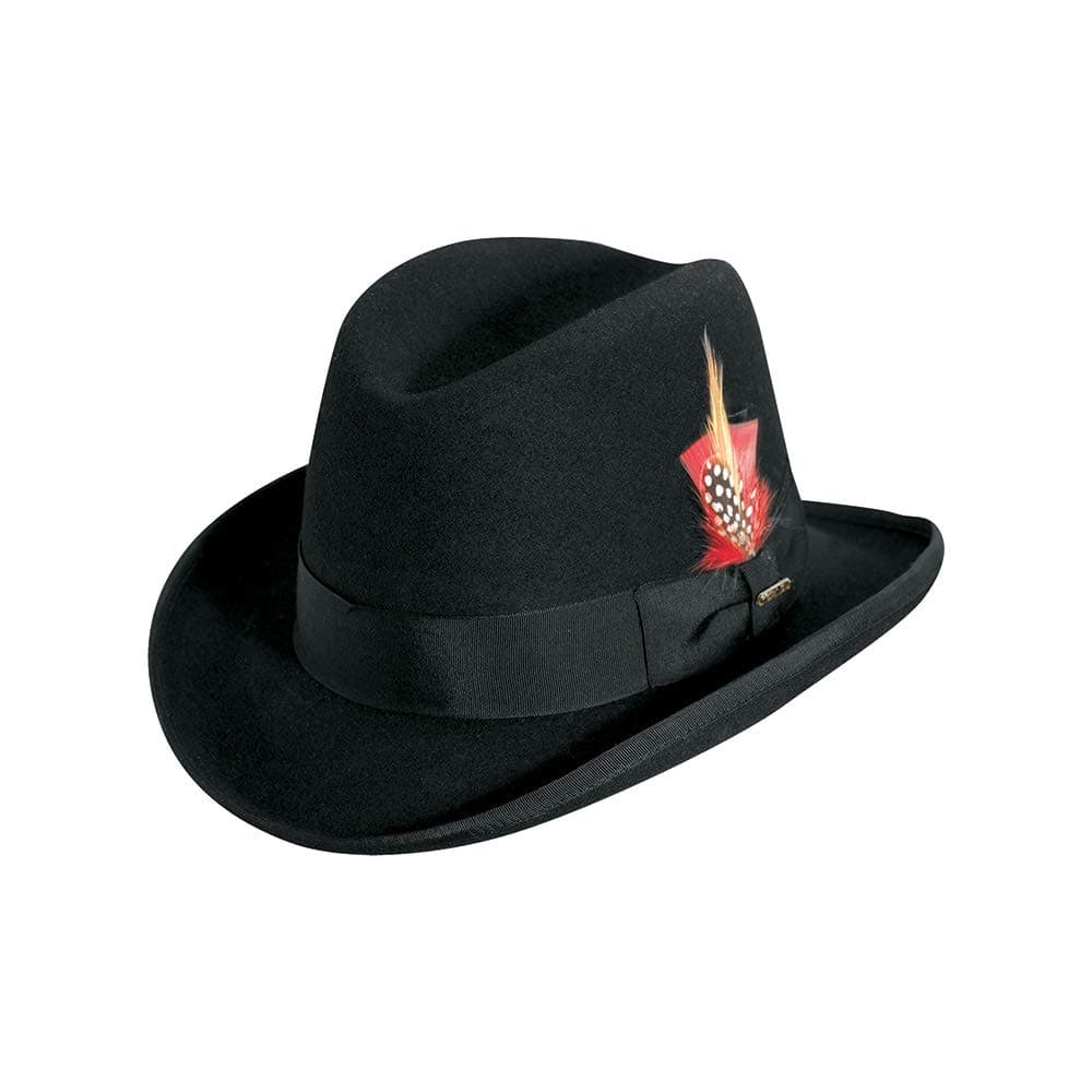 Scala Classico Men's Wool Felt Homburg Hat