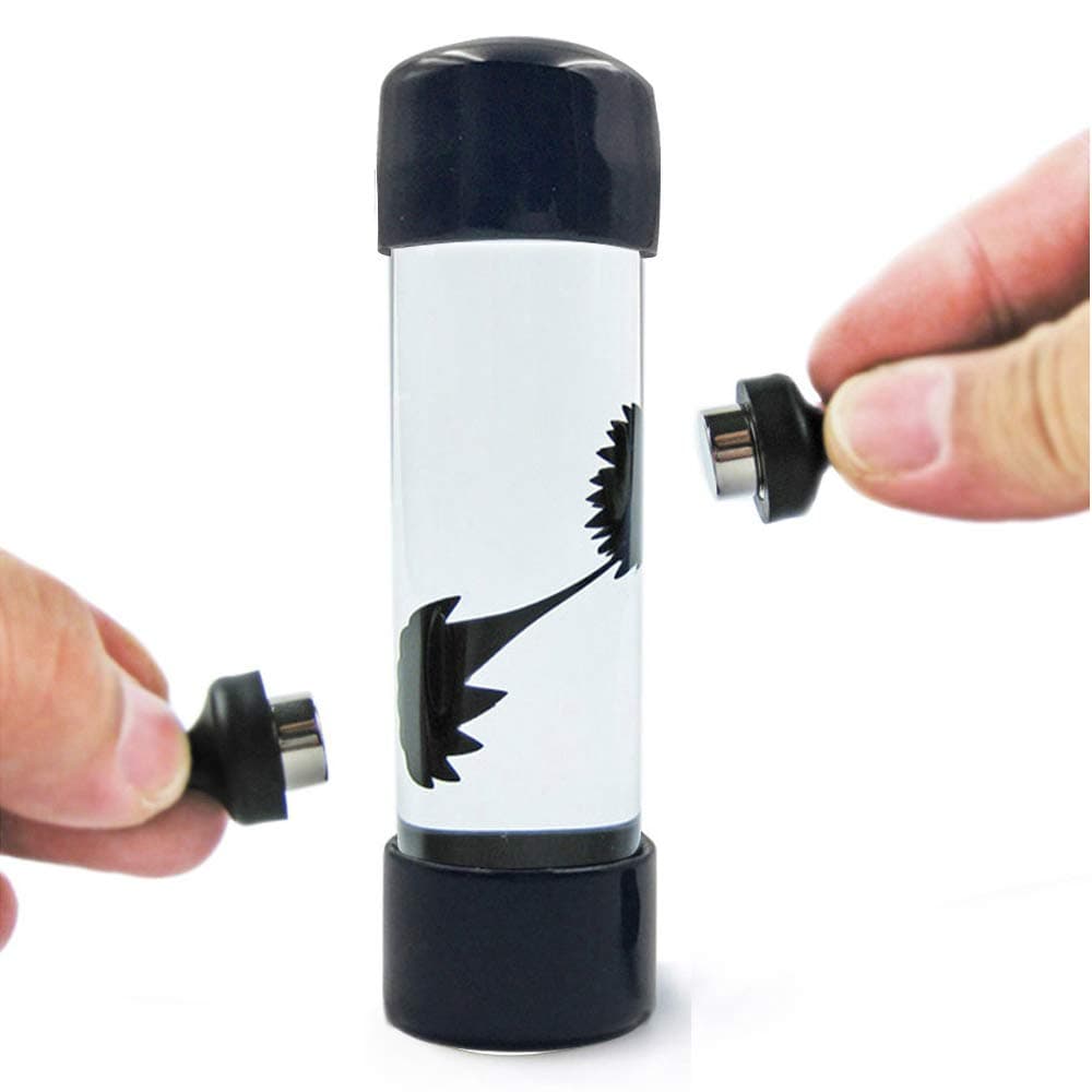 Ferrofluid in a Bottle Magnetic Liquid Display Stress Relief Decompression Educational Desk Toy Gift 2 Liquid Magnets