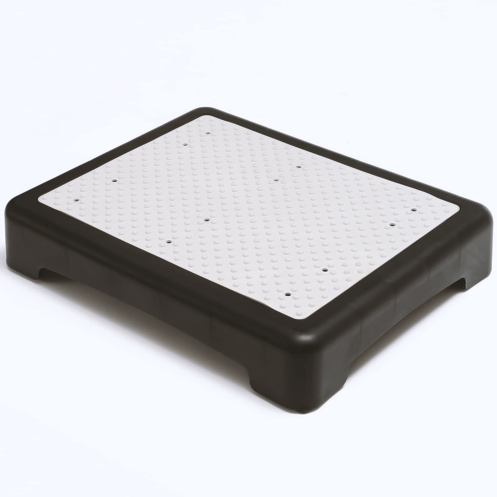 Outdoor Step Stool 3 1/2 Inch, Portable Indoor Step Riser for Elderly & Disabled, Antislip Half Step Platform for Stairs, Cars, Bed, Chair, Shower – Lightweight Mobility Safety Tread for Up to 450 lbs