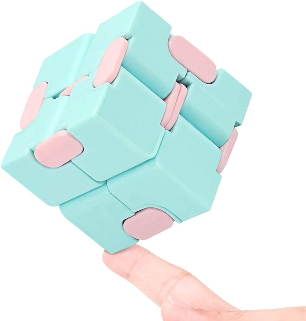 DREZEA. Fidget Cube Toy Stress Relieving Fidgeting Game Infinity Cube Fidget Toy Sensory Stress Relief Unique Gadget for Anxiety Relief Decompression Fidget Finger Toys Infinite Cube