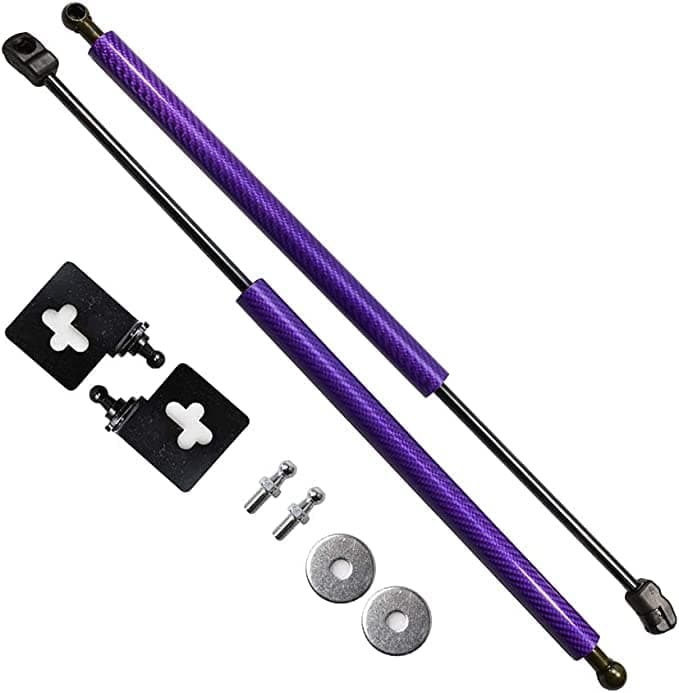 Kedoukj Lift Support Struts for 1999-2009 Honda S2000 Modify Front Hood Bonnet Gas Spring Shocks Damper Carbon Fiber Prop Rod Car Parts (Purple Carbon Fiber)