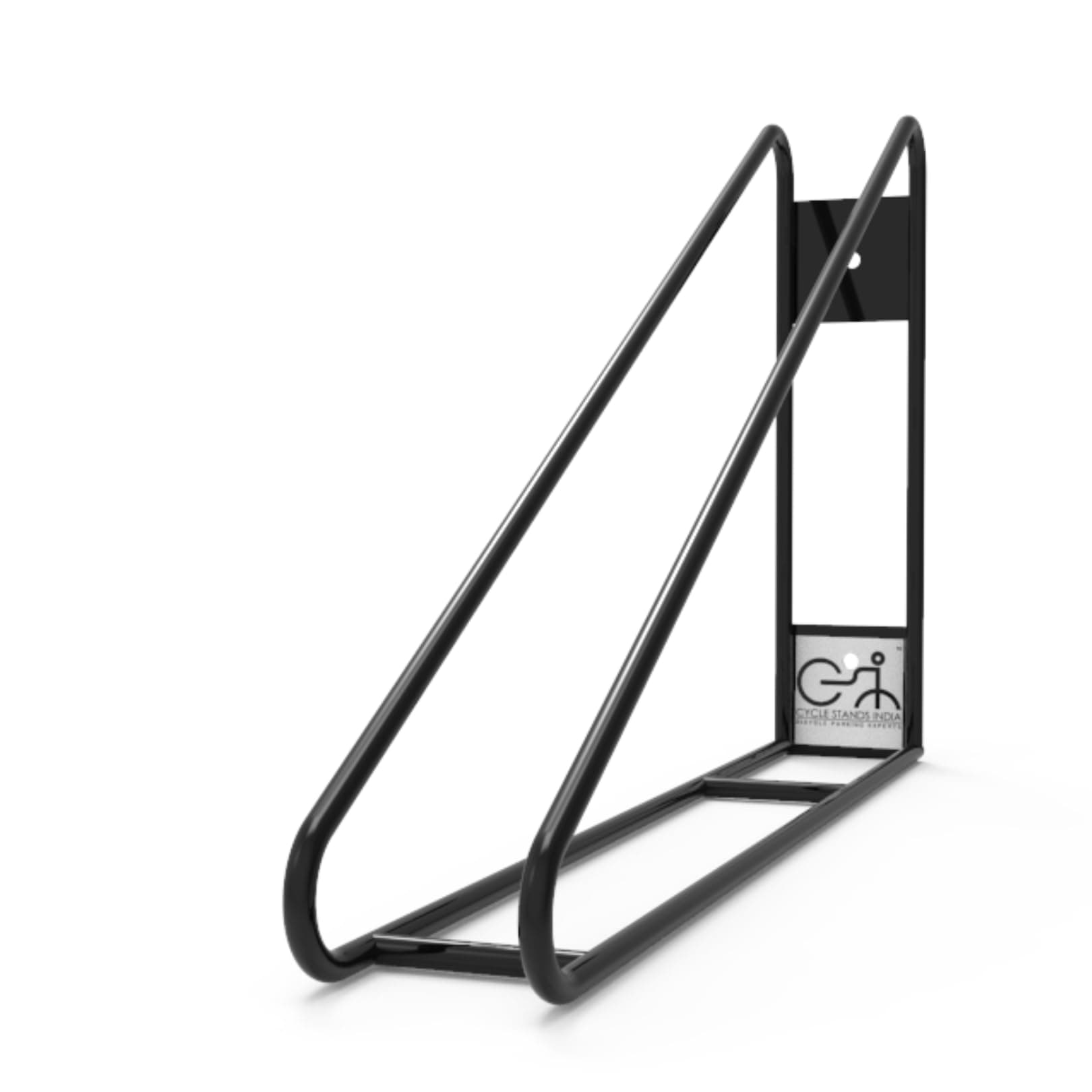 Wall Mount Bike Rack - Vertical Bicycle Hanger Storage System, Space Saving Bicycle Parking Stand for Garage, Tight Spaces, Wall Mount Organizer (Black)