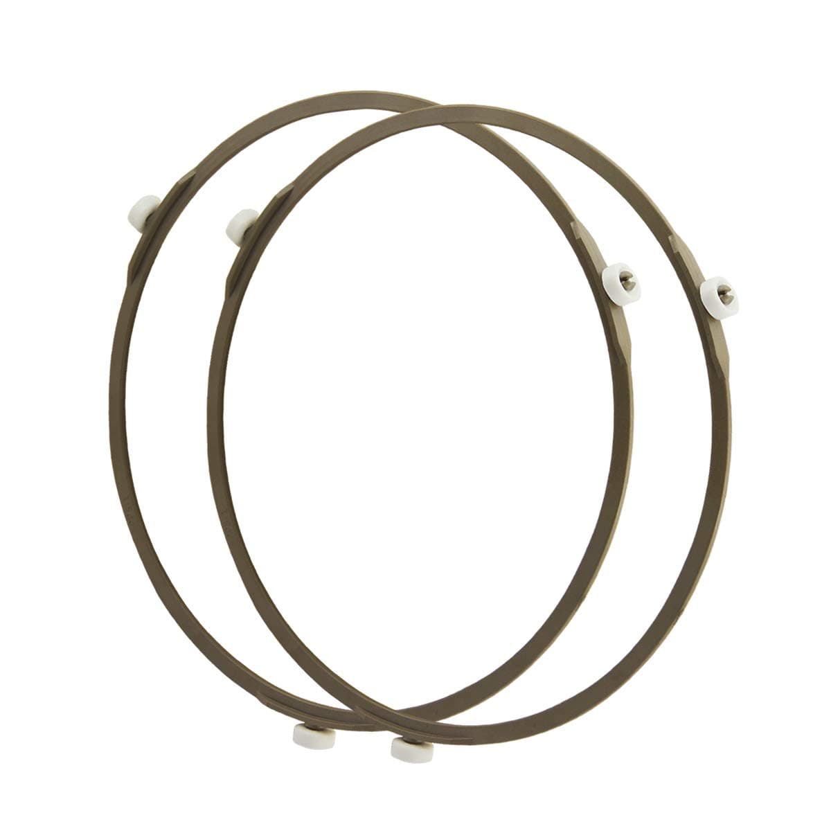 2 PCS Microwave Turntable Ring Microwave Glass Turntable Plate Roller Support Wheel Ring Outer Diamater 8.7" / 221mm