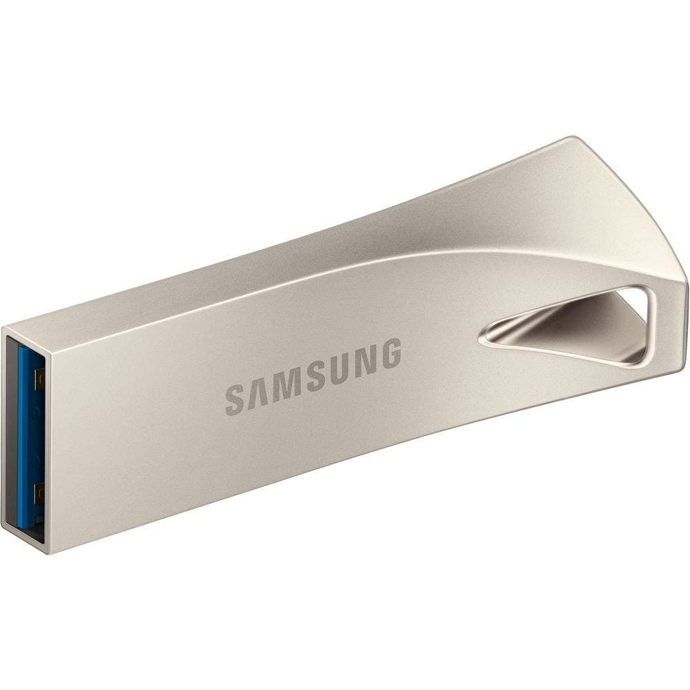 Samsung BAR Plus 128GB - 400MB/s USB 3.1 Flash Drive Champagne Silver (MUF-128BE3/AM)…