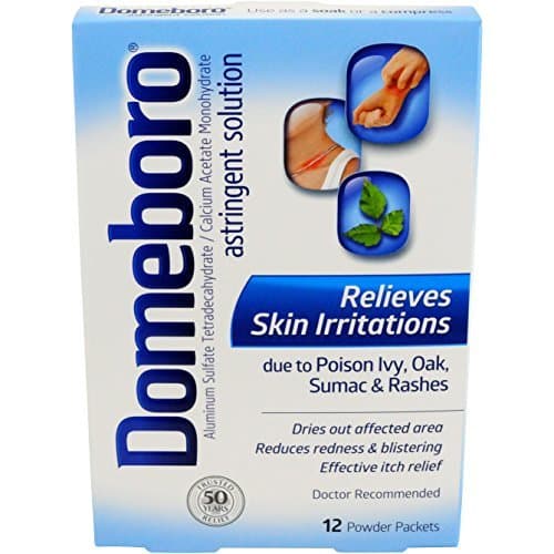 Domeboro Astringent Solution Powder Packets - Buy Packs and SAVE (Pack of 4)