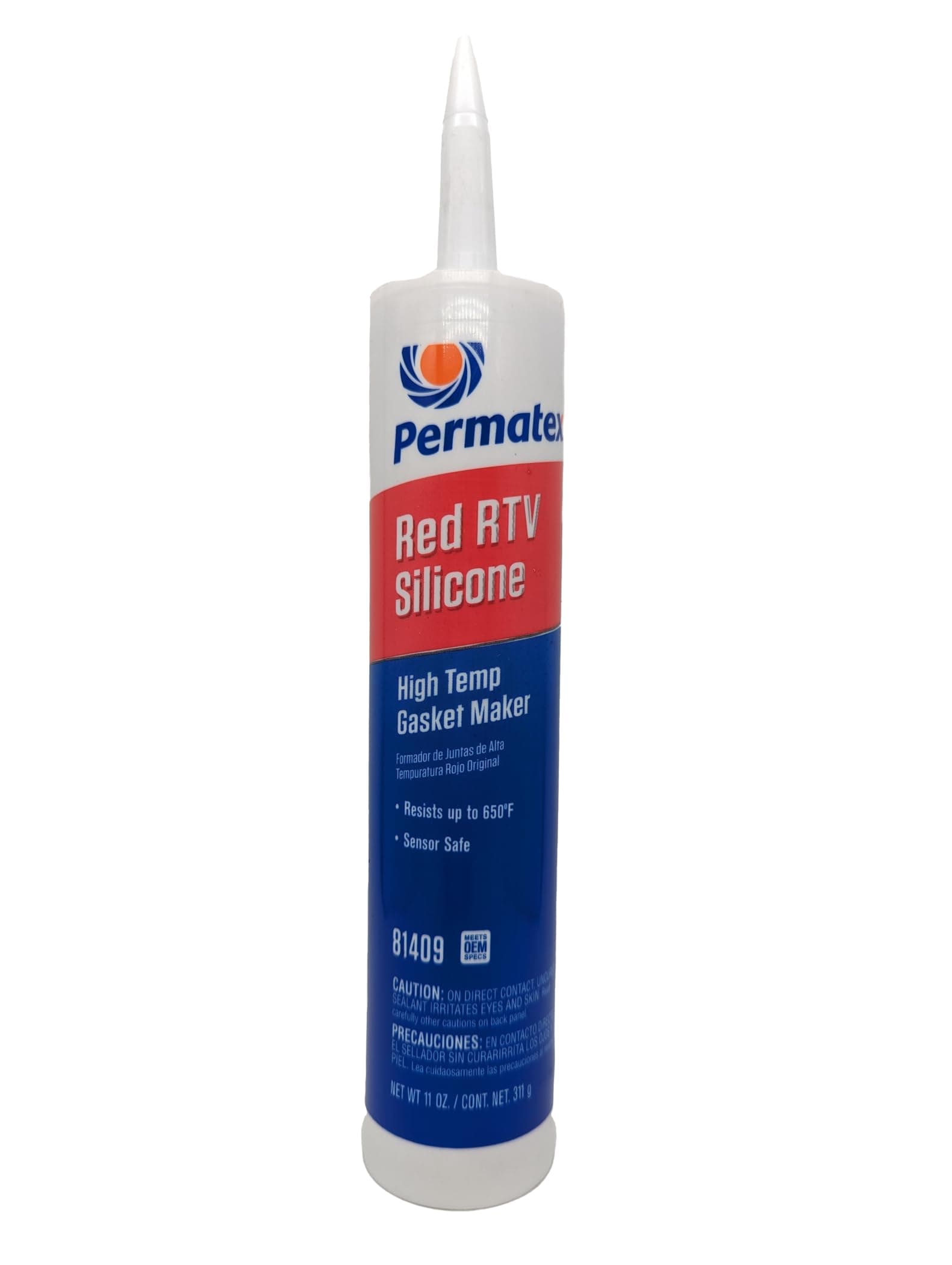 – Permatex 81409 High-Temp Red RTV Silicone Gasket, 11 oz.