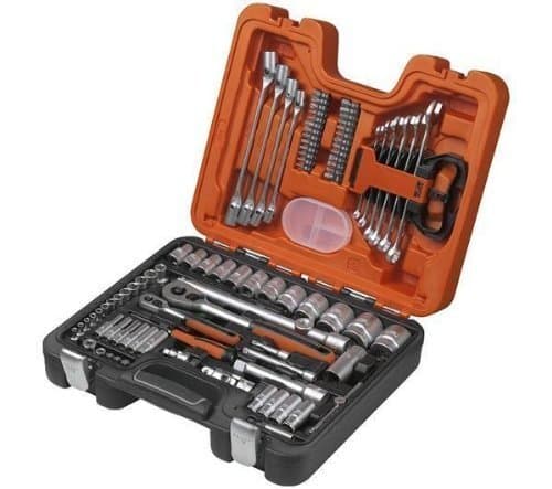 Bahco B0186MDB90 S910 Socket Set 92-Piece 1/4-inch and 1/2-inch Drive