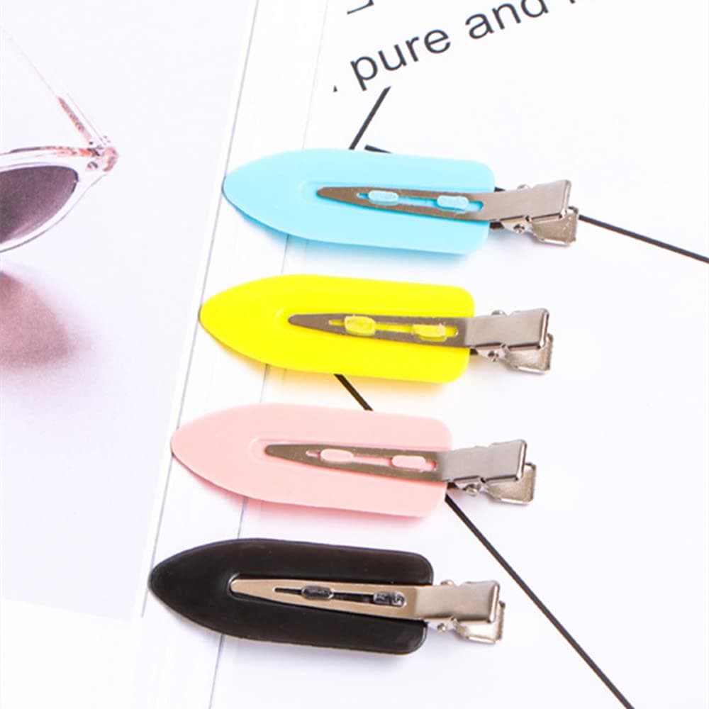 8 Pcs No Bend Hair Clips for Makeup Application and Styling, No Crease, Multi