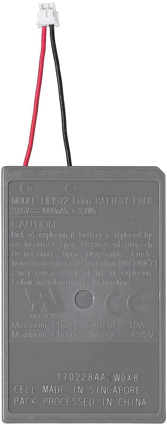 New World for PS4 Controller Battery V2 Battery for PlayStation 4 PS4 Controllers V2 Version 2 JDS/JDM 040/050/055 CUH-ZCT2 or CUH-ZCT2U Series 2nd Gen 2016 Version Small Connector 3.65V 1000mAh