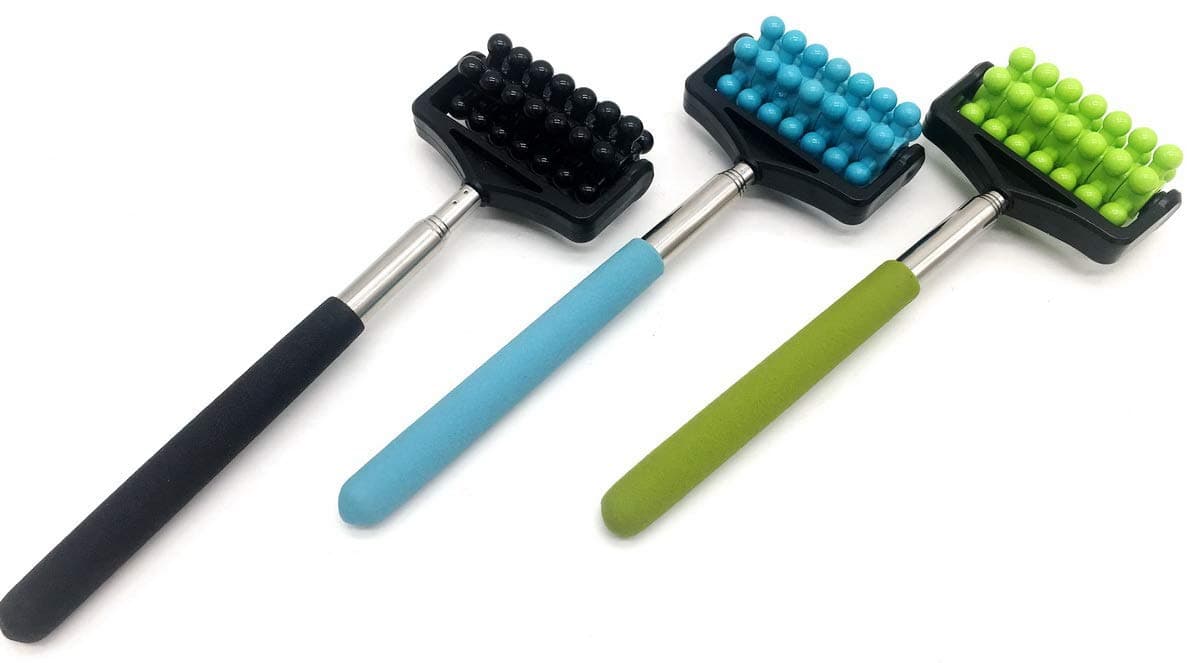 Welaxy Extendable Massage Roller Retractable Massage Tools Telescopic Massage Body Scratch Tool Massage Hand me (S/3)