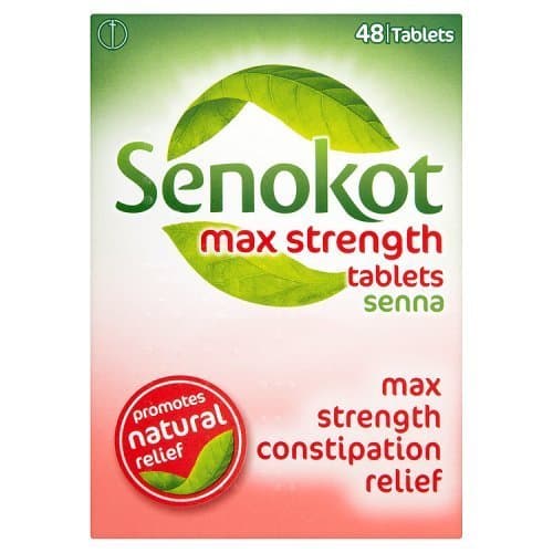 Senokot Max Strength Constipation Relief Tablets, 48 Tablets by Senokot