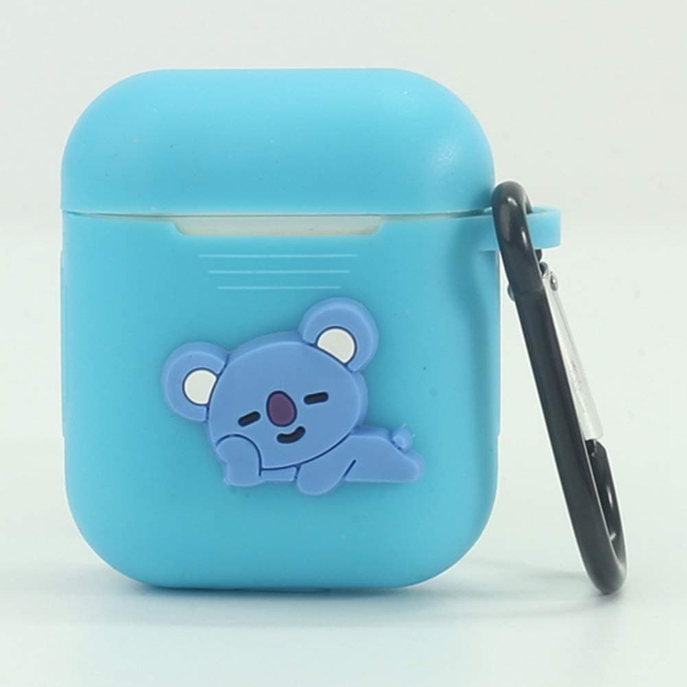 RosewineC KPOP BTS Wireless Bluetooth headset charging box cover around the bulletproof youth group