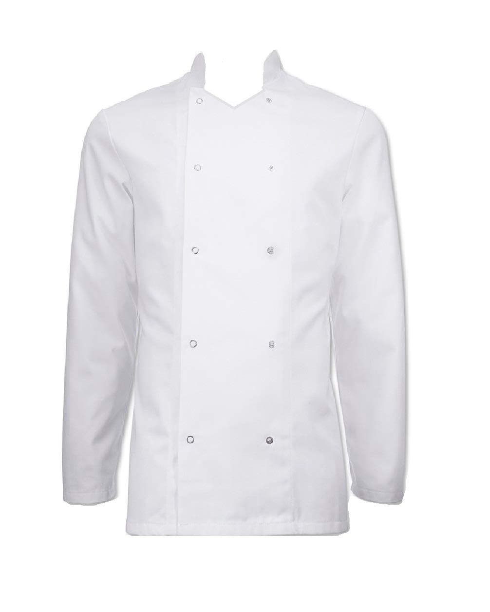 First Uniform SolutionsChefs Long Sleeve Jacket Size S to 2XL (S, Black)