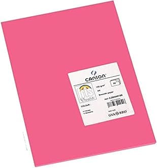 CansonIris Vivaldi A4 185 GSM Smooth Colour Paper - Fuchsia (Pack of 50 Sheets)
