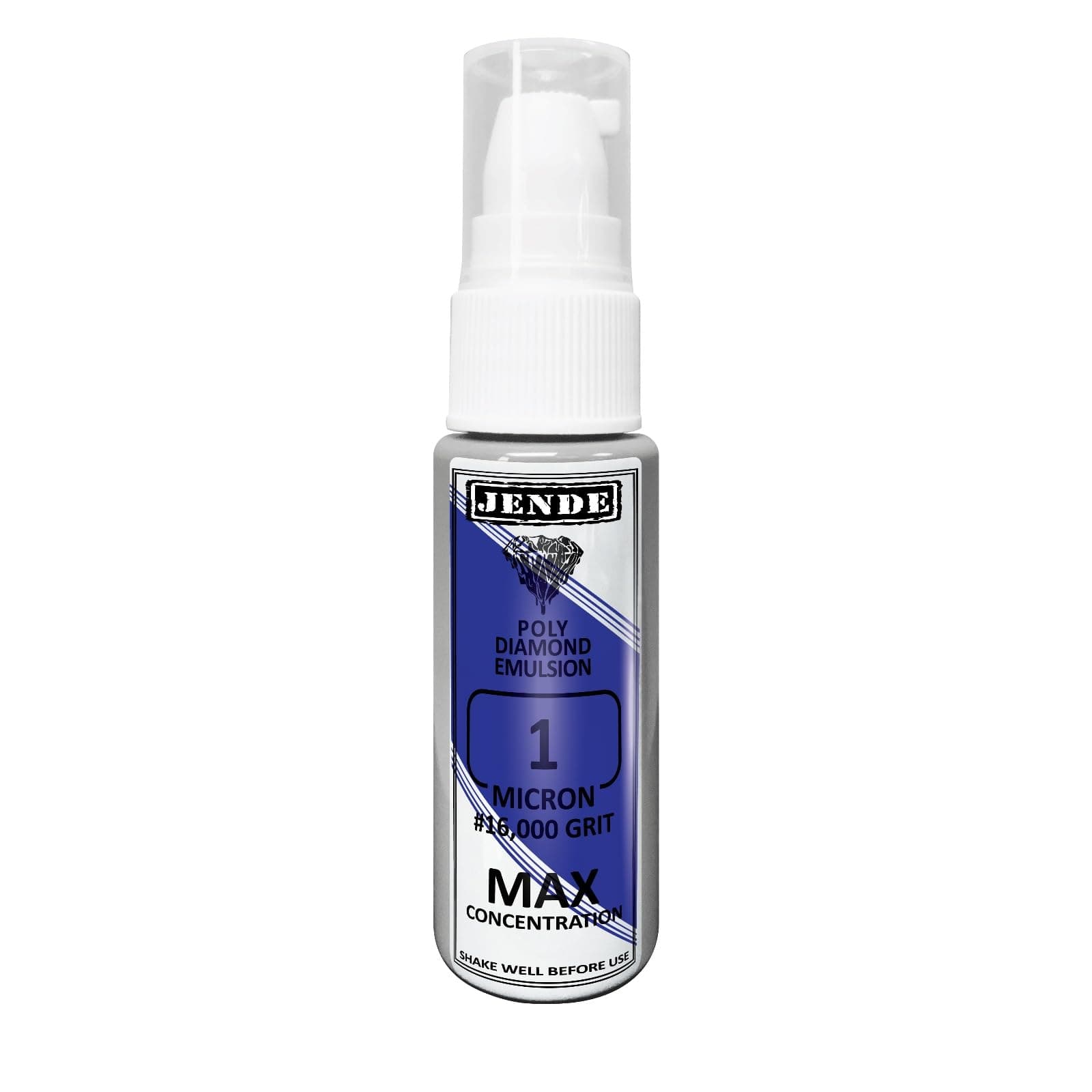 Jende 1 Micron Max Concentration Poly Diamond Stropping Emulsion 20ml - Higher Diamond Carat level