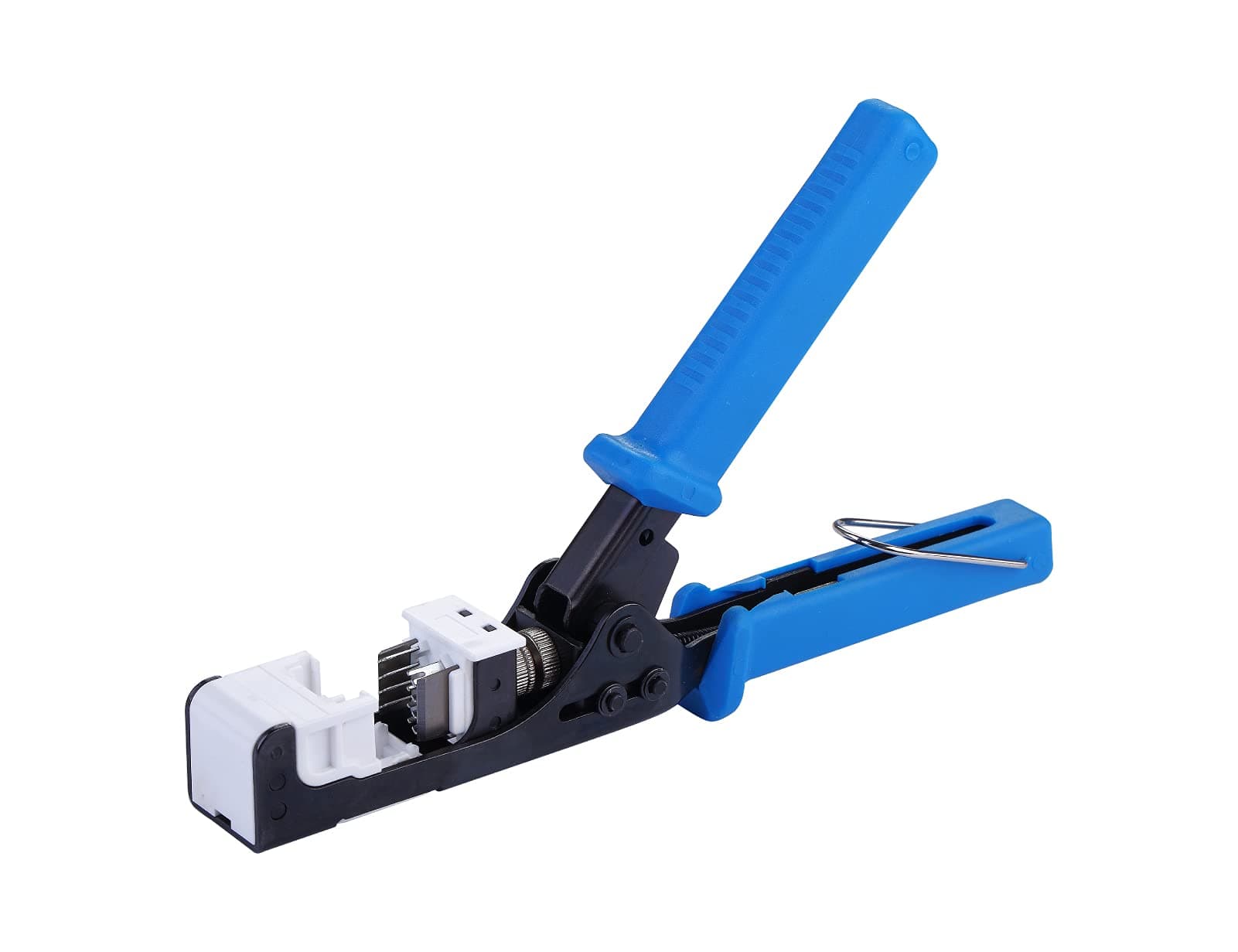 Termination Tool for 45 Degree RJ45 Keystone Jack Speed Crimping Tool for Cat5e Cat6 4-Pair Keystone Jacks by Tedgetal