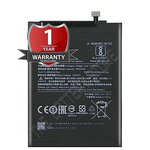 THE BATTERY STORE® Original BN4A Battery for Redmi Note 7 Pro/Note 7 / Note 7S / M1901F7C / M1901F7G / M1901F7S Battery with 1 Year Warranty **** (DD61)