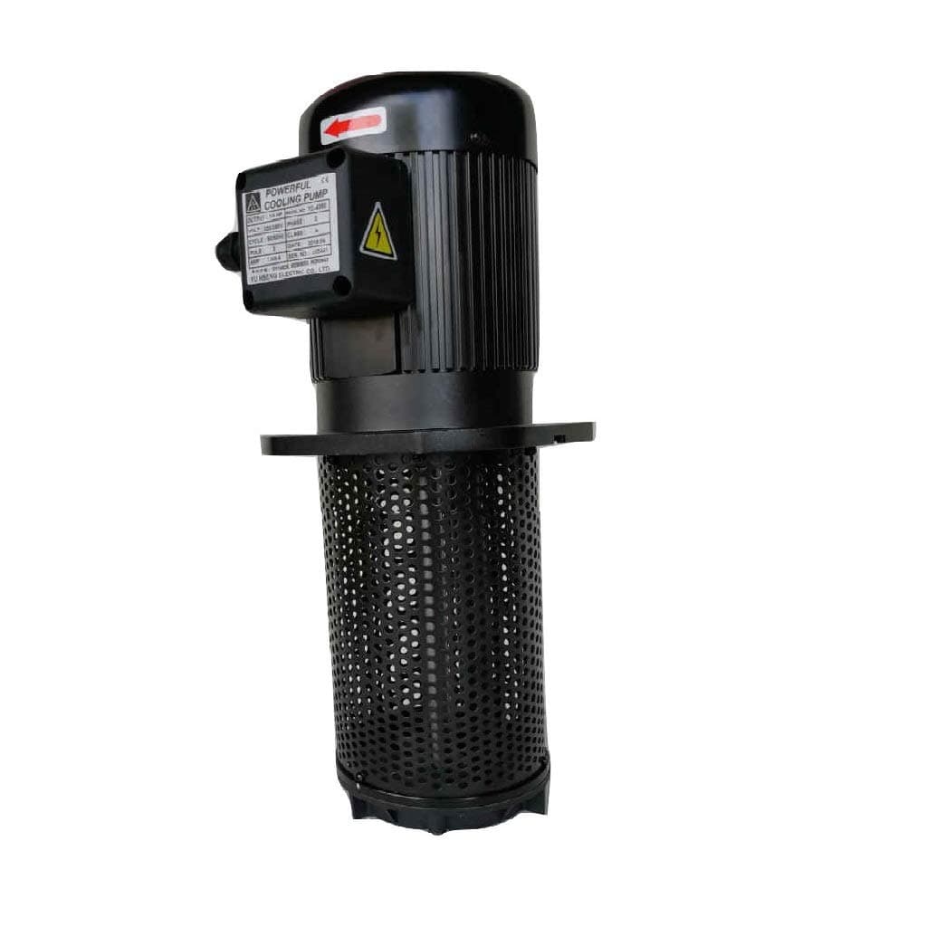 1/4 HP Lathe BandSaw Machine Tool Circulation Coolant Pump, Immersion Length 240mm (9.4"), NPT 1/2" Thread, Three 3 Phase 220/380V