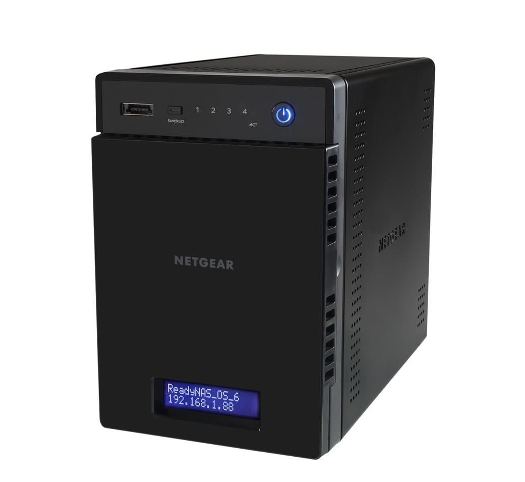 Netgear ReadyNAS 214 RN21400-100INS 4-Bay Diskless Network Attached Storage for Personal Cloud