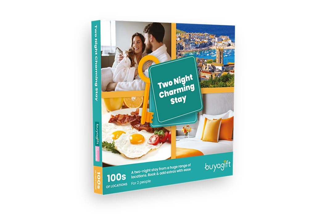 Buyagift 2-Night Charming Getaway Gift Experience Box for 2 – Over 300 Breaks and Hotel Stays Across the UK