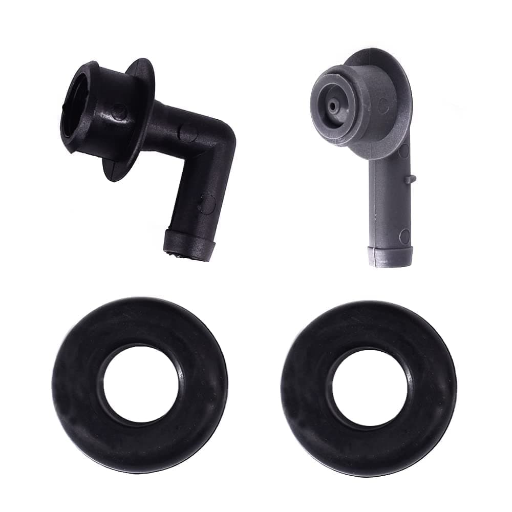 PCV CCV Vent Valve Elbows with Grommets Fits for 2000-2004 Grand Cherokee 4.0L Replaces 53013360AA 53030497 2946079 47079 42344 2P1042