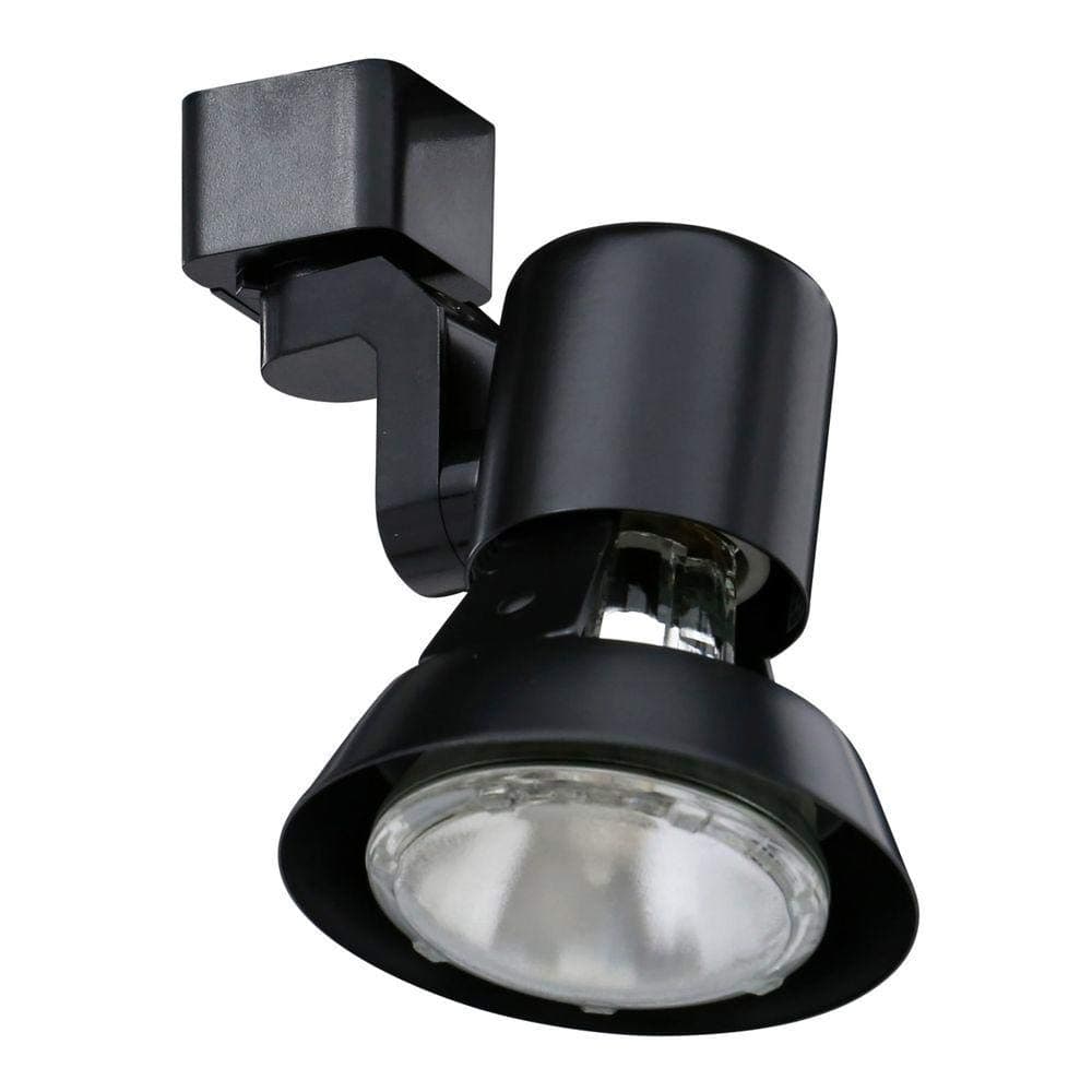 Lighting Group R531 BL Modern Track Light Head, Black Finish, White