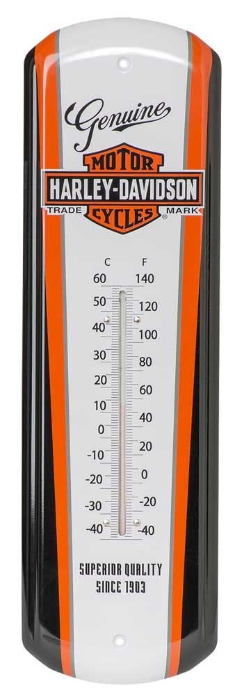 Nostalgic Bar & Shield Tin Thermometer, 5 x 17 inch HDL-10089