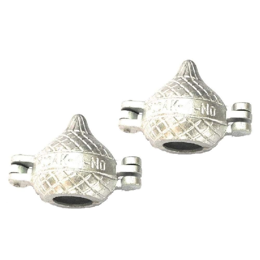 Combo Aluminum 2 Pieces Modak Maker Sancha Mould, Silver