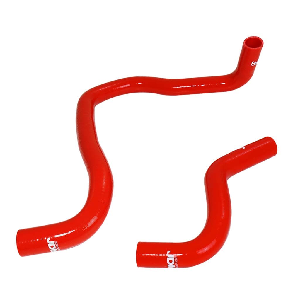 Compatible/Replacement for 1992-1996 Honda Prelude (H22 H23 Engine Only) High Temp 3 Ply Silicone Radiator Hose Red