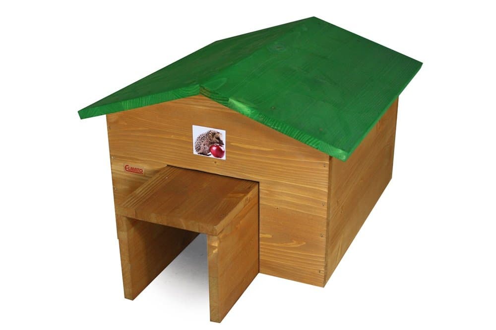 Elmato 10227 Hedgehog House Solid Spruce Without Floor / With Tunnel Entrance