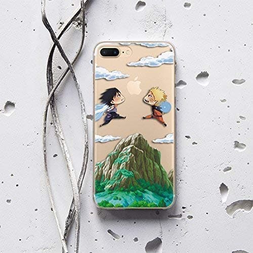 Naruto Shippuden vs Sasuke Bape Anime Case for Apple iPhone XR XS Max X 10 8 7 plus iPhone 6 6S plus iPhone 4 4S iPhone 5 5S 5C SE iPod Touch Protective Silicone Plastic Handmade Custom Case AW1265