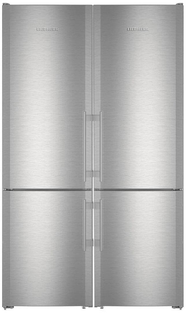 Liebherr 48" Side-by-Side Refrigerator with 24" CS1321R and 24" CS1321 Bottom Freezer Refrigerators, 990036800 Top Vent and 990155500 Side-by-Side Installation Kit