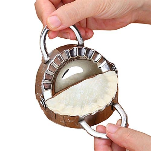 Stainless Dumpling Maker 1 Pcs Ravioli Dough DIY Dumpling Machine 2-in-1 Dough Press Maker 9.8cm Pastry Tool