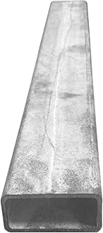Galvanised Mild Steel Sections | Flat Bar | Square Tube | Rectangle Tube | Angle Iron (Rectangle Tube - 100mm x 50mm x 3mm, 1000mm)