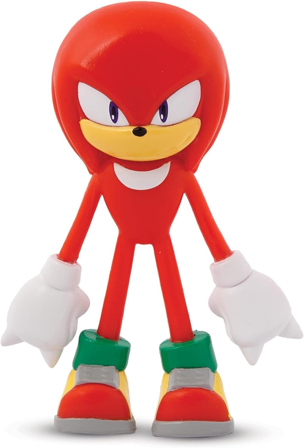 Sonic The Hedgehog Knuckles Figure - Poseable & Bendable Action Figure for Kids & Collectors